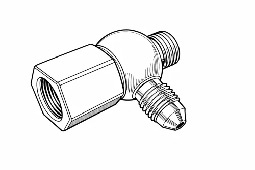 Redblock +T oil feed adapter